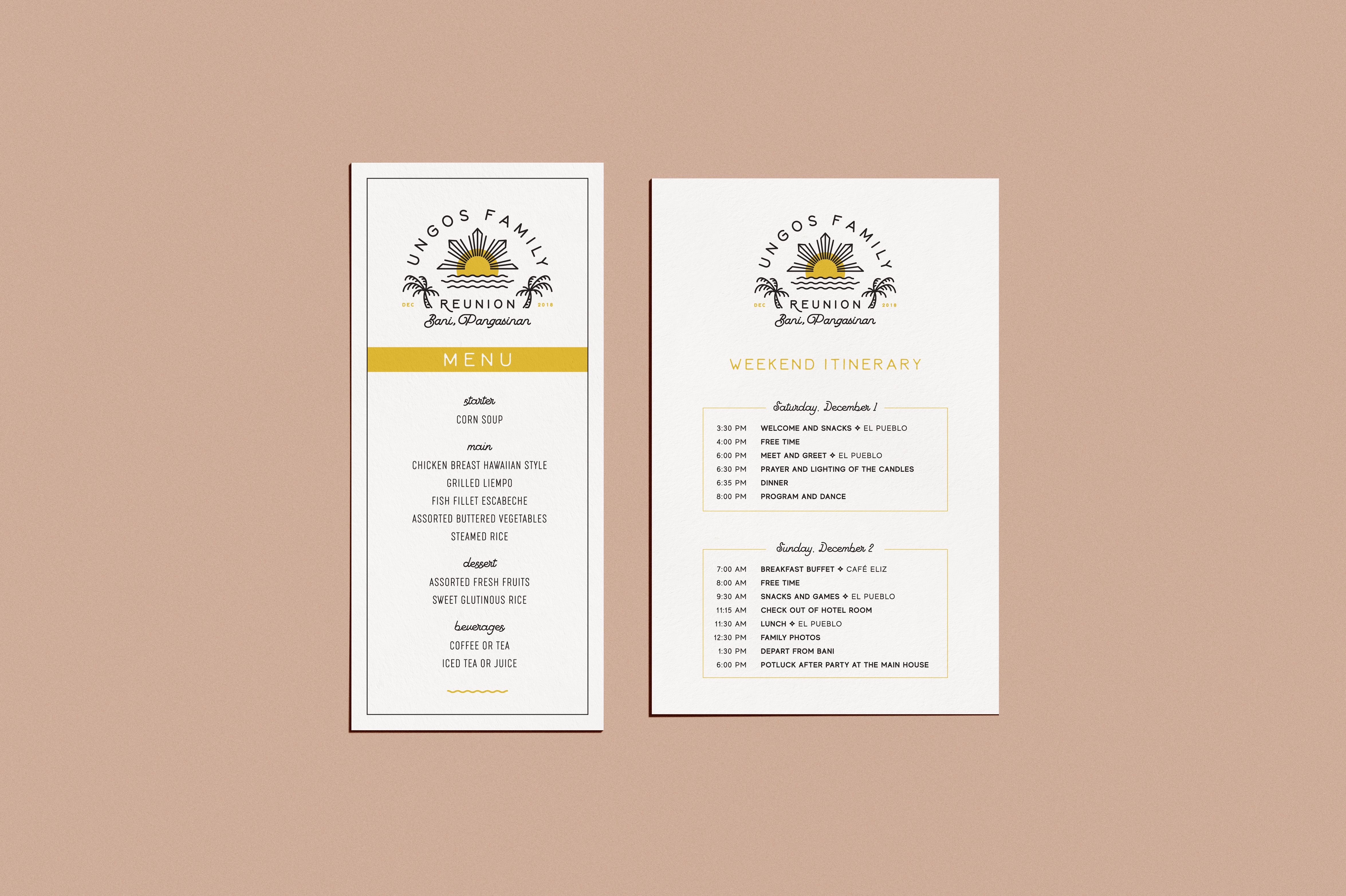 Ungos Family Reunion Logos