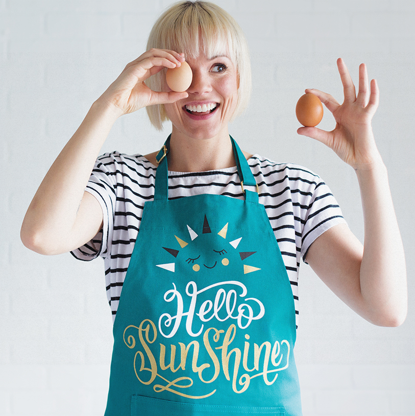 hello sunshine apron